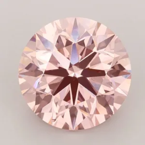 3.5 Carat Round Fancy Vivid Pink VS2 Lab Diamond