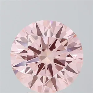 3.54 Carat Round Fancy Intense Pink VS1 Lab Diamond