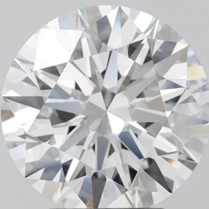 3.68 Carat Round E VVS2 Lab Diamond
