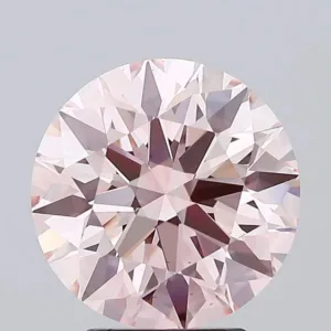 3.68 Carat Round Fancy Pink VS2 Lab Diamond