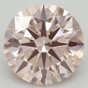 3.71 Carat Round Fancy Pink VS2 Lab Diamond