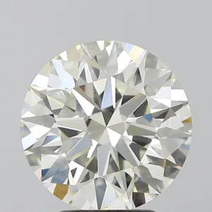 3.71 Carat Round L VVS2 Natural Diamond