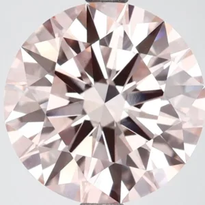 3.74 Carat Round Fancy Intense Pink VS2 Lab Diamond
