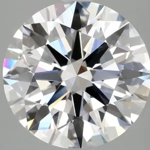 3.81 Carat Round E VVS2 Lab Diamond