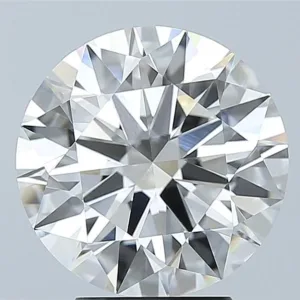 3.91 Carat Round E VVS2 Lab Diamond