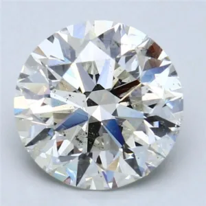 4.02 Carat Round F SI1 Natural Diamond