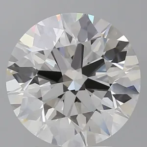 4.03 Carat Round F VVS2 Lab Diamond