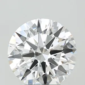 4.03 Carat Round F VVS2 Lab Diamond