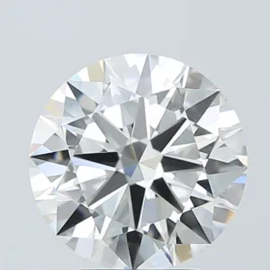 4.03 Carat Round F VVS2 Lab Diamond