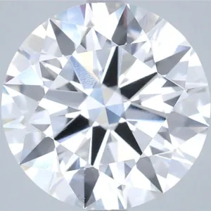 4.04 Carat Round F VVS2 Lab Diamond