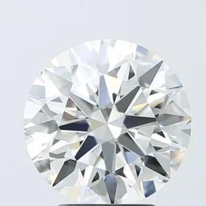 4.04 Carat Round F VVS2 Lab Diamond