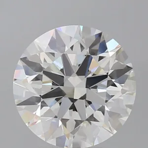4.04 Carat Round F VVS2 Lab Diamond