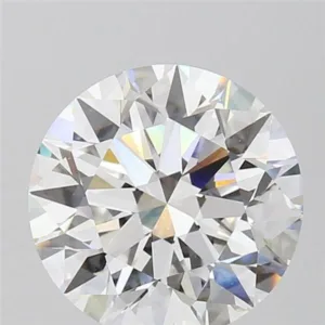 4.04 Carat Round F VVS2 Lab Diamond
