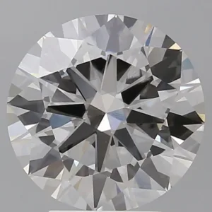 4.04 Carat Round F VVS2 Lab Diamond