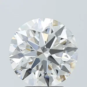 4.04 Carat Round F VVS2 Lab Diamond