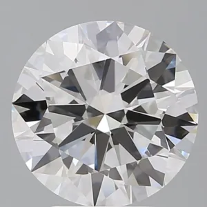4.04 Carat Round F VVS2 Lab Diamond