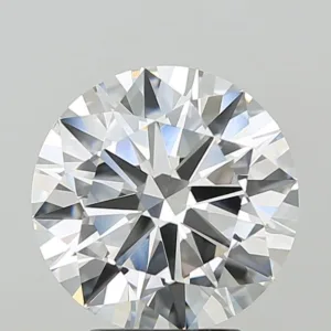 4.04 Carat Round F VVS2 Lab Diamond