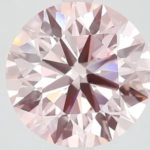 4.04 Carat Round Fancy Intense Pink VVS2 Lab Diamond