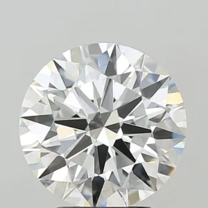 4.04 Carat Round G VVS2 Lab Diamond