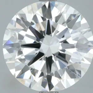 4.05 Carat Round F VVS2 Lab Diamond