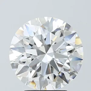 4.05 Carat Round F VVS2 Lab Diamond