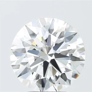 4.05 Carat Round F VVS2 Lab Diamond