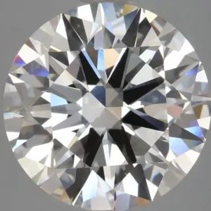 4.06 Carat Round H VVS2 Lab Diamond