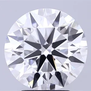 4.07 Carat Round F VVS2 Lab Diamond