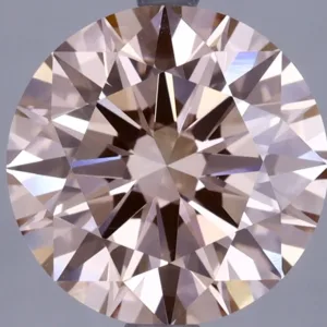 4.07 Carat Round Fancy Intense Pink VS1 Lab Diamond