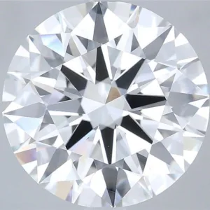 4.08 Carat Round F VVS2 Lab Diamond