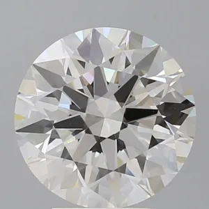 4.08 Carat Round F VVS2 Lab Diamond
