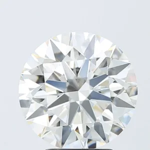 4.08 Carat Round F VVS2 Lab Diamond