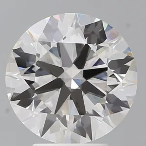 4.08 Carat Round F VVS2 Lab Diamond
