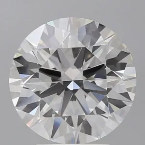 4.08 Carat Round F VVS2 Lab Diamond