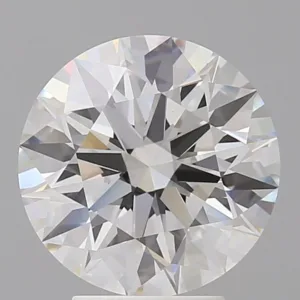 4.08 Carat Round F VVS2 Lab Diamond