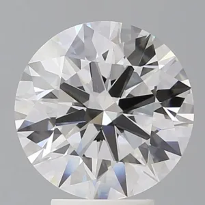 4.08 Carat Round F VVS2 Lab Diamond