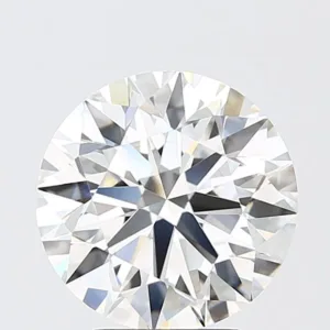 4.08 Carat Round F VVS2 Lab Diamond