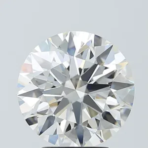 4.08 Carat Round F VVS2 Lab Diamond