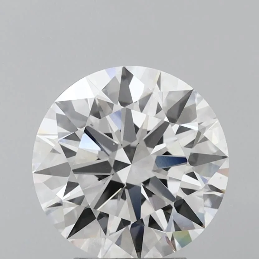 4.09 Carat Round D VVS2 Lab Diamond 1 4.09 Carat Round D VVS2 Lab Diamond