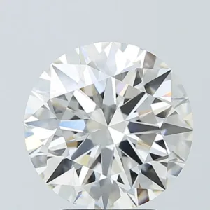 4.09 Carat Round F VVS2 Lab Diamond