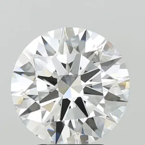 4.09 Carat Round F VVS2 Lab Diamond