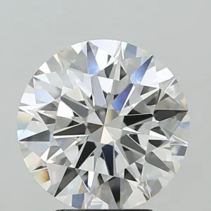 4.09 Carat Round F VVS2 Lab Diamond