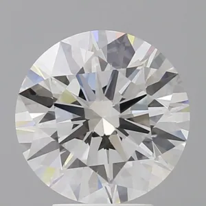 4.09 Carat Round F VVS2 Lab Diamond