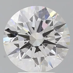 4.09 Carat Round F VVS2 Lab Diamond