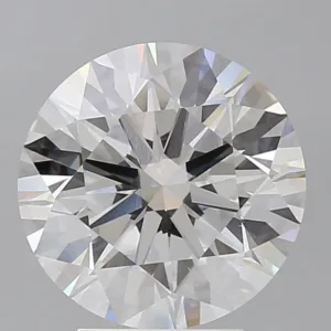 4.09 Carat Round F VVS2 Lab Diamond