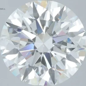 4.1 Carat Round F VVS2 Lab Diamond