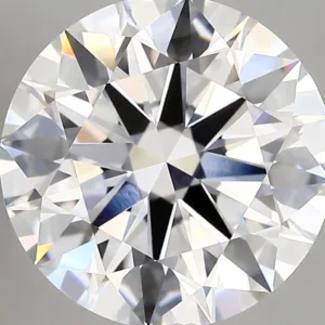 4.14 Carat Round D VVS2 Lab Diamond