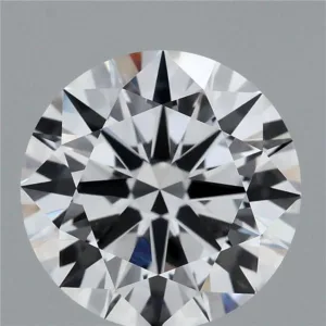 4.14 Carat Round D VVS2 Lab Diamond