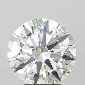 4.21 Carat Round F VVS2 Lab Diamond