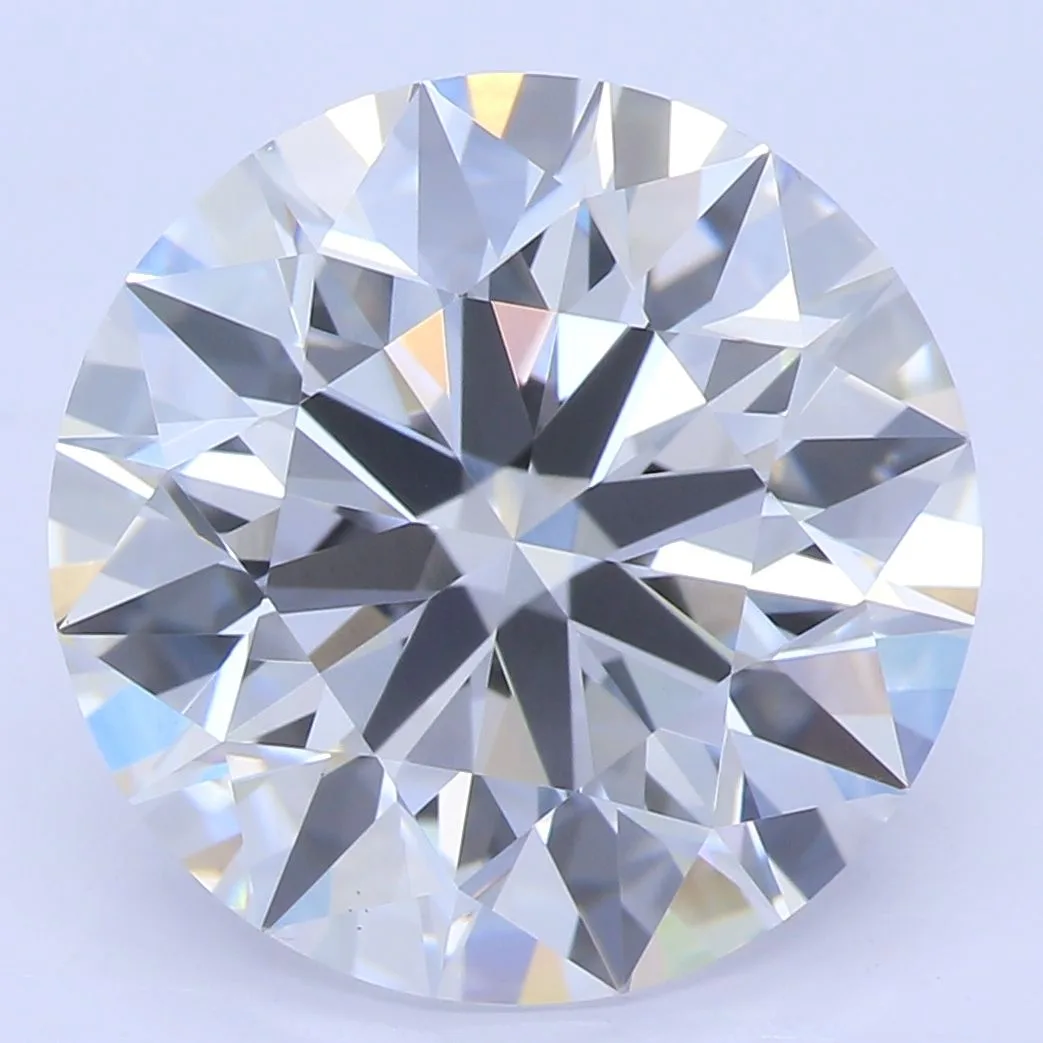 4.53 Carat Round E VVS2 Lab Diamond 1 4.53 Carat Round E VVS2 Lab Diamond